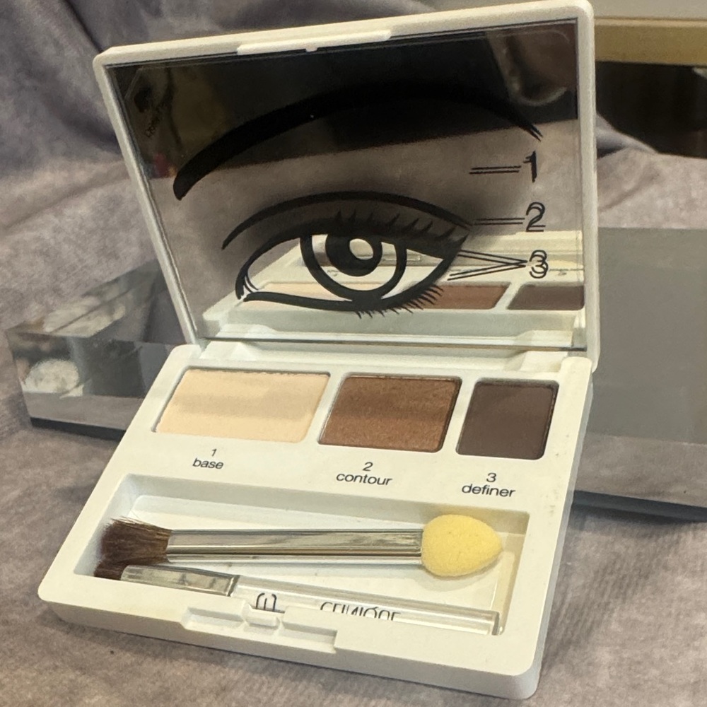 Clinique‎ Eyeshadow Trio - chocolate chip, buttered bronze, teddy bear